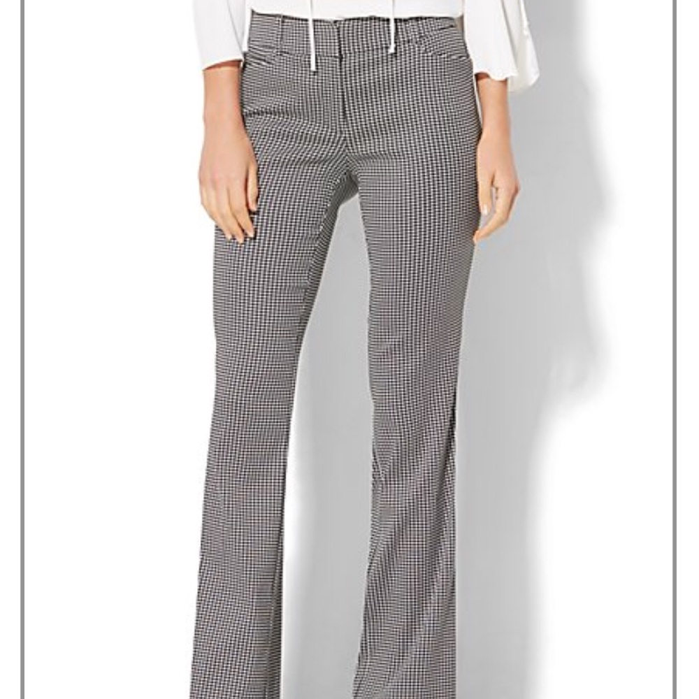 NY&C Black and White Dress Pants